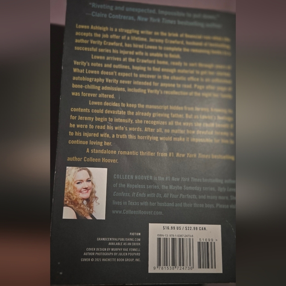 Verity Book - Picture 5 of 5